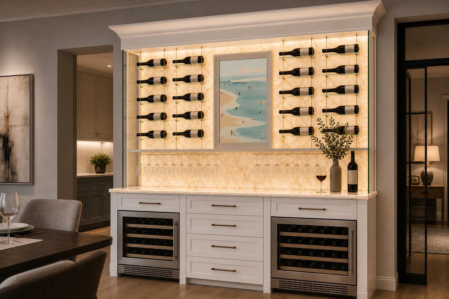 Finished photorealistic interior visualization